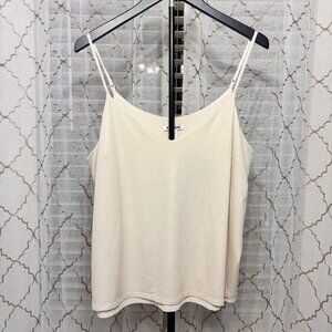 Express Shimmer V-Neck Camisole Tank Top Size XL